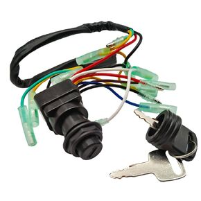 703 82510 43 Ignition Main Key Switch Assembly for Yamaha Outboard 2 & 4 Stroke Motors Remote Control Box 703-82510-44-00 703-82510-42-00