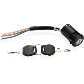 GOOFIT 3 Wire Ignition Switch Key for 50cc 70cc 90cc 110cc 150cc 200cc 250cc Go Kart Dune Buggy Buggies ATV & Dirt Bike Parts