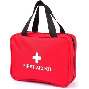 240 Piece First Aid Kit Bag All Purpose Emergency Survival Home Car Office College Dorm Room Travel Camping Outdoor Boating Essential Medical Bag