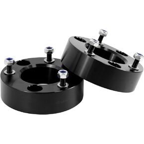 Leveling Kits Compatible with 2004-2024 Ford F150 2WD/4WD, MIDOU AUTO 2.5" Front Forged Suspension Lift Kits for 03-18 Expedition, 05-08 Lincoln Mark LT, 2.5 inch Front Strut Spacers 2PCS