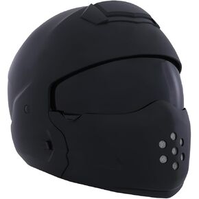 Harssidanzar 3/4 Open Face Motorbike Motorcycle Helmet Full Face Modular Helmets with Visor for Mens and Womens Street Bike Cruiser Scooter DOT Approved CU605US
