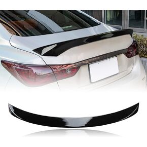 Q50 Trunk Spoiler Wing Compatible with 2014-2024 Infiniti Q50 Sedan Spoiler Carbon Fiber Hydro-Dipping Painted (DN-Type) in Kuwait