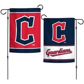 MLB Cleveland Indians 12x18 Garden Style 2 Sided Flag, One Size, Team Color