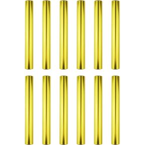12 Pieces Aluminum Relay Batons Track Batons Field Race Batons for Outdoor Field Race Tools