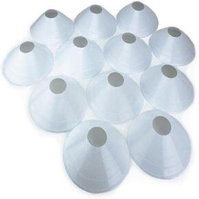 Crown Sporting Goods Set of 12 Soft Plastic Field Disc Cones
