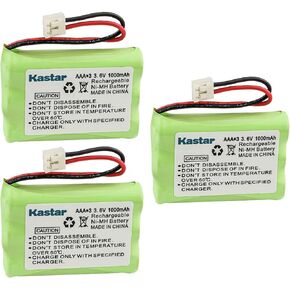 Kastar 2-Pack Battery Replacement for BYD H-AAA550BX3 H-AAA600BX3 Comdial 7265-HS Empire CPH-464D Y7500 Y7520 Unitech D0612VO00, 80-5848-00-00 89-0099-00, Lucent Technologies 27910 B2791 5-2459 5-2523 in Kuwait