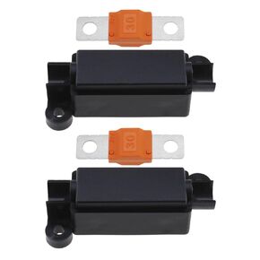 SING F LTD 2PCS Midi Fuse Holders & 2PCS 30Amp Midi Fuses for Cars Trucks Construction Vehicles Agricultural Machinery Buses Caravans