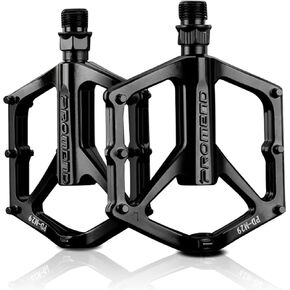 Mountain Bike Pedals,Road/MTB Flat Pedals, Non-Slip Lightweight Aluminum Alloy Bicycle Pedals, Fits 9/16" Road Mountain BMX MTB Bike Pedal