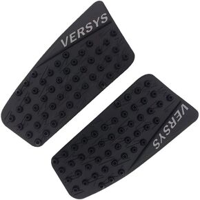 Black Gas Fuel Tank Pad Traction Side Fuel Knee Grip Decal Compatible with Kawasaki Versys Kle 650 2006-2016