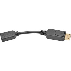 Tripp Lite DisplayPort 1.2 to HDMI Active Converter Adapter, HDCP/DPCP, 4Kx2K @24/30Hz, 6in (M/F) (P136-000-UHD-V2) black