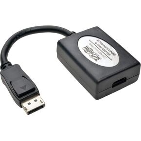 محول كابل Tripp Lite DisplayPort إلى VGA/DVI/HDMI الكل في واحد، DP 1.2، DP إلى VGA/DVI/HDMI، UHD 4K x 2K @ 24/30 هرتز HDMI (P136-06N-HDV-4K)، أسود in Kuwait