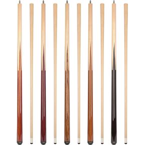 ASKA Billiard Pool Sticks Set of 5 Sneaky Pete Pool Cues, Mixed Weights, 58 inch Long, 13mm Hard Le Pro Tip