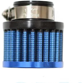 25mm Air Intake Filter 1" Inlet Dia Air Intake Cone Universal Filter Parts with Adjustable Clamp (Black)