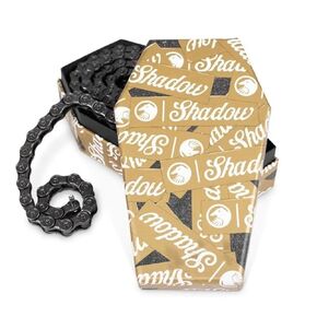 THE SHADOW CONSPIRACY Interlock Supreme 1/8" Durable Adjustable Half-Link BMX Chain Compatible with 8T Driver & Up, Silver