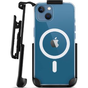 Belt Clip Designed for Apple Clear MagSafe Case (iPhone 13 / iPhone 14) Holster only, case is not Included