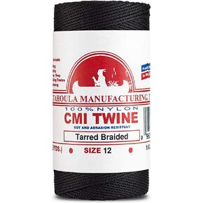 Tarred, Braided, Nylon Twine, #12 (1/4 lb)