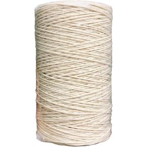 Cotton Butchers Twine, 100% Cotton Kitchen Twine String, 1mm Cotton Rope 820feet for Cooking Meat, Roasting, Trussing Poultry, Baking & Crafting