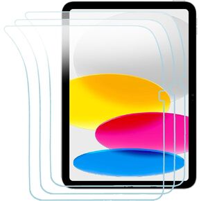 3 Pack Paperfeel Screen Protector for iPad (10th Generation) 10.9 Inch Display 2022,Soft PET Film for Apple iPad 10.9inch, Guard High Clear Touch Sensitivity for iPad 10 Gen Draw like on Paper