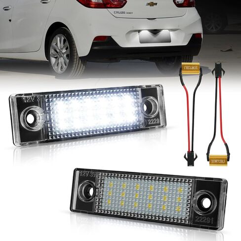 أضواء لوحة ترخيص LED لسيارة Chevy Cruze 2009-2023 استبدال مجموعة ضوء رقم لوحة الترخيص in Kuwait