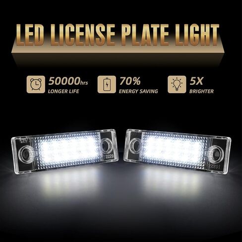 أضواء لوحة ترخيص LED لسيارة Chevy Cruze 2009-2023 استبدال مجموعة ضوء رقم لوحة الترخيص in Kuwait