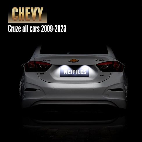 أضواء لوحة ترخيص LED لسيارة Chevy Cruze 2009-2023 استبدال مجموعة ضوء رقم لوحة الترخيص in Kuwait