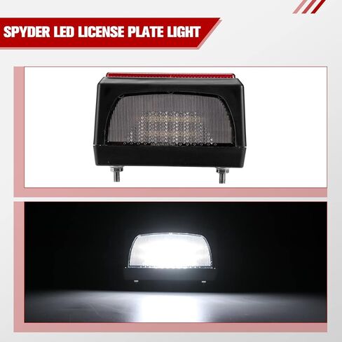 مصباح لوحة ترخيص LED من A & UTV PRO Spyder، ضوء حاجز خلفي لملحقات Can Am Spyder 2013-2018 Spyder St Se5 F3 Se6، استبدل OEM # 710003348، قطعة واحدة in Saudi Arabia