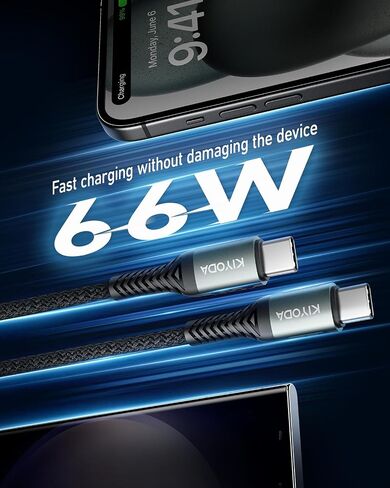 USB C Cable Nylon Braided Coiled 3FT USB A to Type C Charger Cord for Car 66W Fast Charging Cable Compatible with Samsung Galaxy S20 S10 S9 S8 Plus, Note 10 9 8 and Other USB C Devices - 2Pack in Saudi Arabia