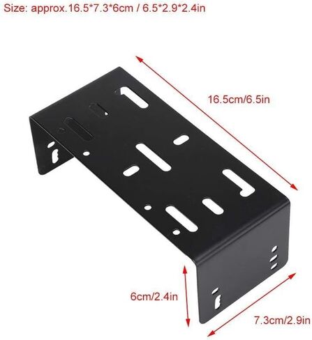 دعامة تثبيت KSTE، دعامات تثبيت ومسامير تثبيت راديو اتجاهين لجهاز كينوود TK7160 TK7160H TK8160، 16.5 × 7.3 × 6 سم in Kuwait