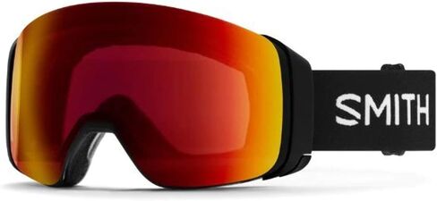 SMITH Optics 4D MAG Unisex Snow Winter Goggle - Black, ChromaPop Everyday Red Mirror in Saudi Arabia