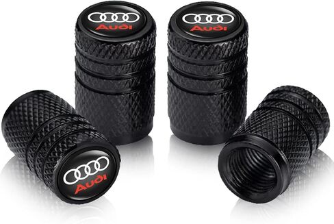 Metal Auto Tire Valve Stem Compatible with Cadillac CT6 XT5 CTS XTS SRX ATS DTS STS Trim Accessories 4pcs Black in Saudi Arabia