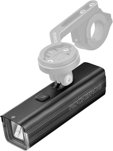 ROCKBROS Bike Light 1500 Lumens Bike Lights for Night Riding Bike Headlight 5000mAh USB-C Rechargeable IPX6 Waterproof Bike Front Light Compatible with Garmin/GoPro/Bike Computer Mount in Saudi Arabia