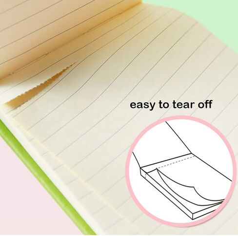 Ytzada Pocket Notebook 4 Pack, Small Softcover Mini Journal Notepad 2.9" x 4.3", 96 Sheets - 192 Lined Pages Elastic Closure Notebook for Traveler in Saudi Arabia