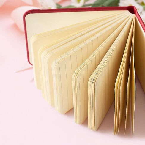 Ytzada Pocket Notebook 4 Pack, Small Softcover Mini Journal Notepad 2.9" x 4.3", 96 Sheets - 192 Lined Pages Elastic Closure Notebook for Traveler in Saudi Arabia