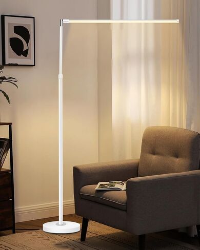 LED Floor Lamp for Living Room,Full Spectrum LED Modern Floor Lamp with Adjustable Brightness, Standing Lamp with Button, Dimmable Reading Floor Lights in Saudi Arabia