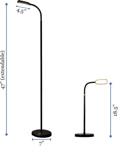 مصباح FlexLamp اللاسلكي القابل لإعادة الشحن من النوع C | أرضية مكتب 2 في 1 قابلة للتخصيص | 3 ألوان قابلة للتعديل معقوفة | تعتيم بدون خطوات | مصباح للبيانو كرافت غرفة النوم مكتب الدراسة القراءة التخييم in Saudi Arabia