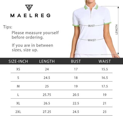 M MAELREG Womens Golf Shirt Short Sleeve 1/4 Zip Pique Performance Quick Dry Tennis Casual Collared Polo Shirts for Women in Saudi Arabia