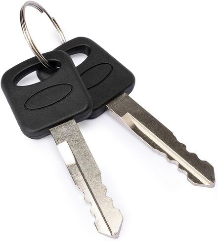 أسطوانة قفل باب مفتاح الإشعال مع مفاتيح متوافقة مع 1997-2018 Ford Econoline Van E-150 E-250 E-350 Van Replace # 703369، 597638، 707624، DL5886 (بدون رقاقة) in Kuwait