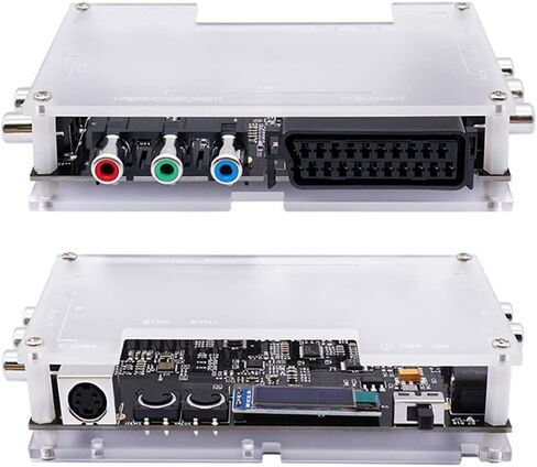 XBERSTAR OSSC Add-On Board with OSSC Open Source Scan Converter for NTSC PAL Retro Game (Transparent) in Saudi Arabia