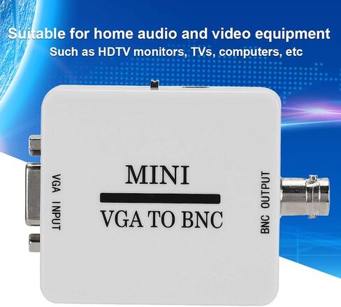محول VGA إلى BNC، محول فيديو Mini HD VGA إلى BNC بدقة 1920 × 1080 محول فيديو USB لشاشات HDTV وأجهزة الكمبيوتر in Saudi Arabia