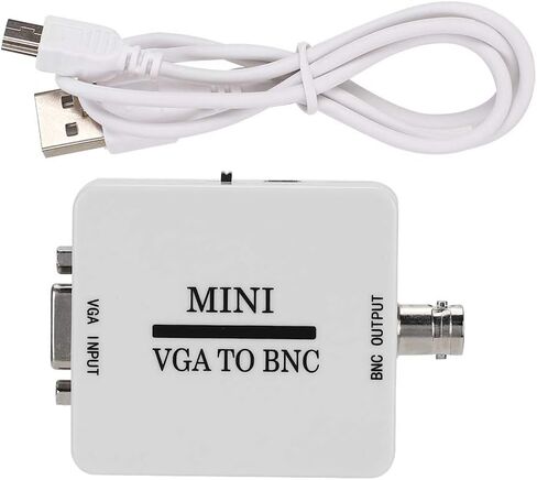 محول VGA إلى BNC، محول فيديو Mini HD VGA إلى BNC بدقة 1920 × 1080 محول فيديو USB لشاشات HDTV وأجهزة الكمبيوتر in Saudi Arabia