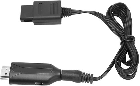 كابل PUSOKEI N64/NGC/SNES إلى HDMI، محول فيديو عالي الدقة 1080P HD لوحدة التحكم في الألعاب، التوصيل والتشغيل 3 أوضاع عرض مع سلك طاقة لشاشة التلفزيون in Kuwait