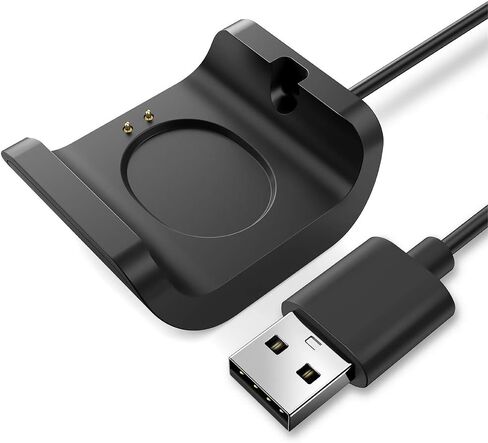 TUSITA Charger Compatible with Xiaomi Huami Amazfit Bip S / 1S / A1805 / A1916 - USB Charging Cable 3.3ft 100cm - Smartwatch Accessories in Saudi Arabia