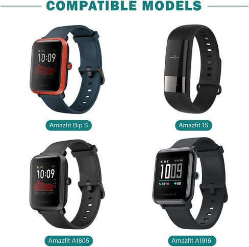 TUSITA Charger Compatible with Xiaomi Huami Amazfit Bip S / 1S / A1805 / A1916 - USB Charging Cable 3.3ft 100cm - Smartwatch Accessories in Saudi Arabia