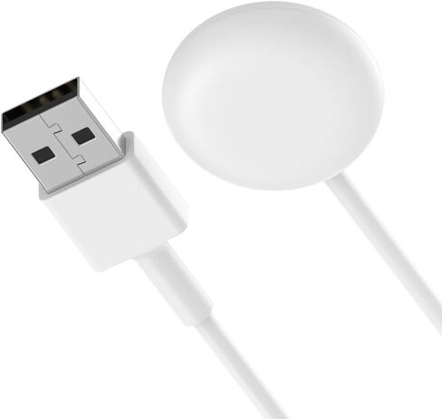 [عبوتان] Sankel متوافق مع شاحن Google Pixel Watch 2، ملحقات محول كابل شحن لاسلكي بديل USB مغناطيسي لساعة Google Pixel 2 (3.3 قدم/100 سم، أبيض) in Kuwait