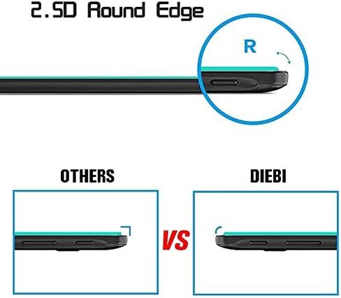 2- Pack Tempered Glass Screen Protector for Samsung Galaxy Tab S9 FE 9H Hardness Crystal Clear Scratch Resistant Bubble Free Easy Installation in Kuwait