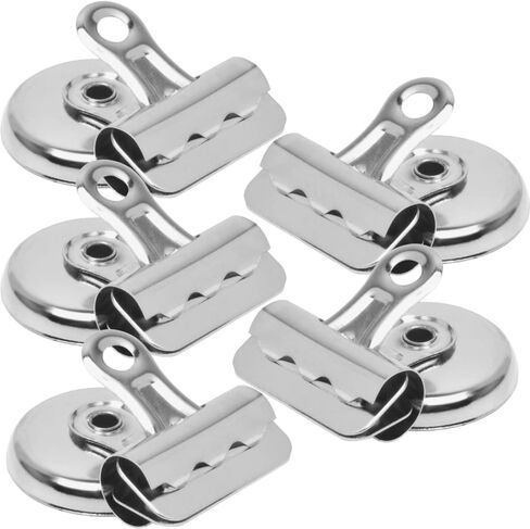 1InTheOffice Bulldog Clips 1.5 Inch - Heavy Duty Refrigerator Magnetic Clips - 1.3" (18 Pack) in Kuwait
