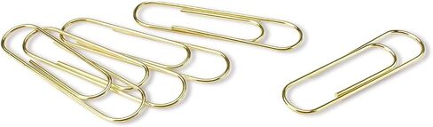 Acco Mega Clip Paper Clips, Gold, 5 Count (A7072536) in Saudi Arabia