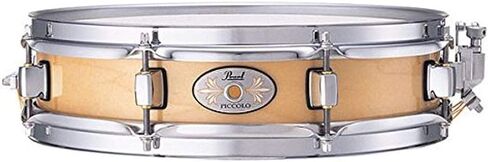 Pearl 13"x3" Brass Piccolo Snare Drum with Fat, Cracking Brass Shell Tone; Features 1mm Polished Brass Shell, 1.6mm Triple-Flanged Hoops, 8x dual Tension Lugs, and smooth SR018 Snare Strainer. in Kuwait