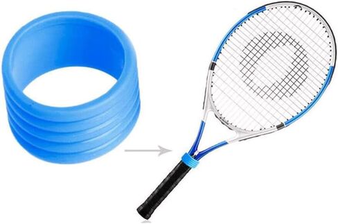 Tennis Racquet Grips Tennis Racket Grip Band Rubber Ring with Non-Slip Badminton Tennis Absorbent Overgrip in Place in Saudi Arabia