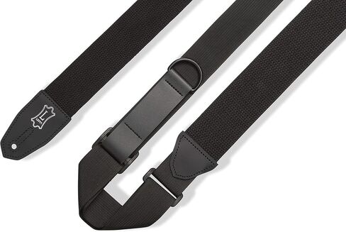 Levy's Leathers Right Height Guitar Strap with RipChord Quick Adjustment Technology; 2" Wide Cotton - Green (MRHC-GRN) in Saudi Arabia
